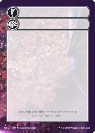Helper Card (3/9) [Kamigawa: Neon Dynasty Tokens] | GnG Games