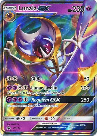 Lunala GX (SM103) (Jumbo Card) [Sun & Moon: Black Star Promos] | GnG Games