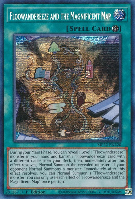 Floowandereeze and the Magnificent Map [MP22-EN220] Prismatic Secret Rare | GnG Games