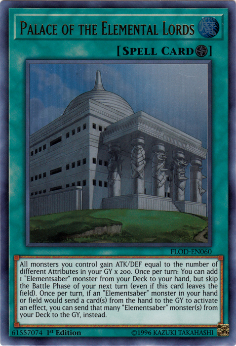Palace of the Elemental Lords [FLOD-EN060] Ultra Rare | GnG Games