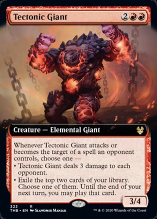 Tectonic Giant (Extended Art) [Theros Beyond Death] | GnG Games