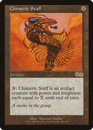 Chimeric Staff [Urza's Saga] | GnG Games