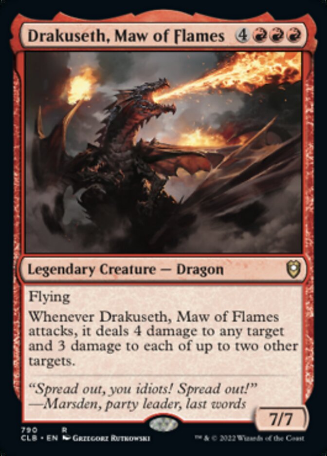 Drakuseth, Maw of Flames [Commander Legends: Battle for Baldur's Gate] | GnG Games
