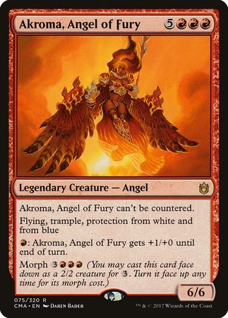 Akroma, Angel of Fury [Commander Anthology] | GnG Games