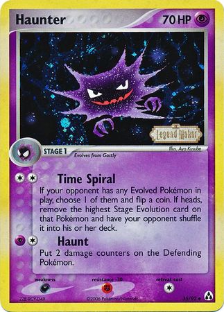 Haunter (35/92) (Stamped) [EX: Legend Maker] | GnG Games