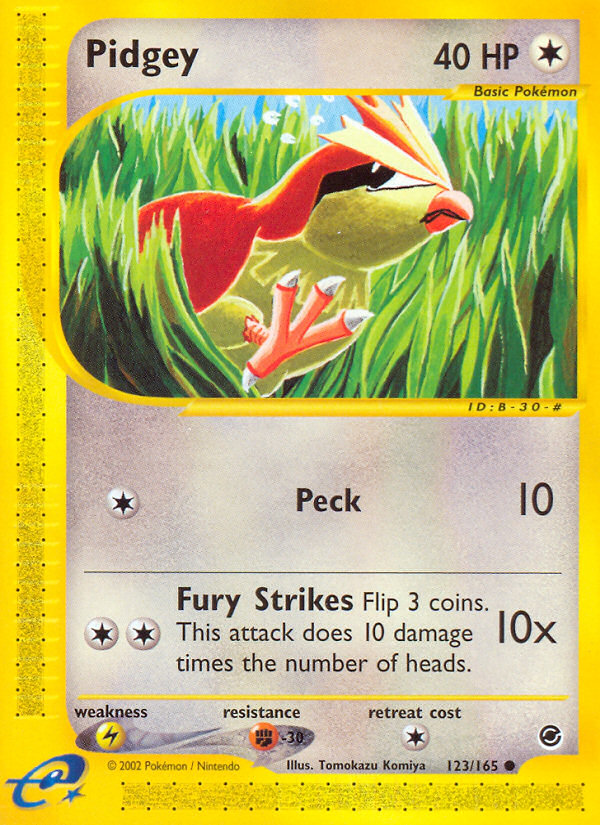 Pidgey (123/165) [Expedition: Base Set] | GnG Games