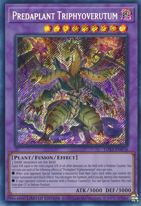 Predaplant Triphyoverutum [LDS3-EN076] Secret Rare | GnG Games