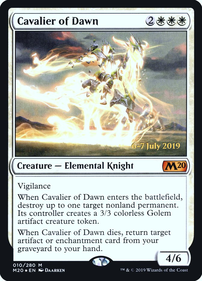 Cavalier of Dawn  [Core Set 2020 Prerelease Promos] | GnG Games