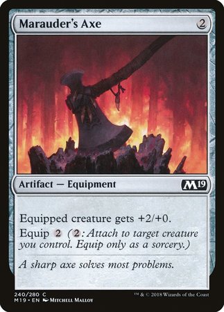 Marauder's Axe [Core Set 2019] | GnG Games