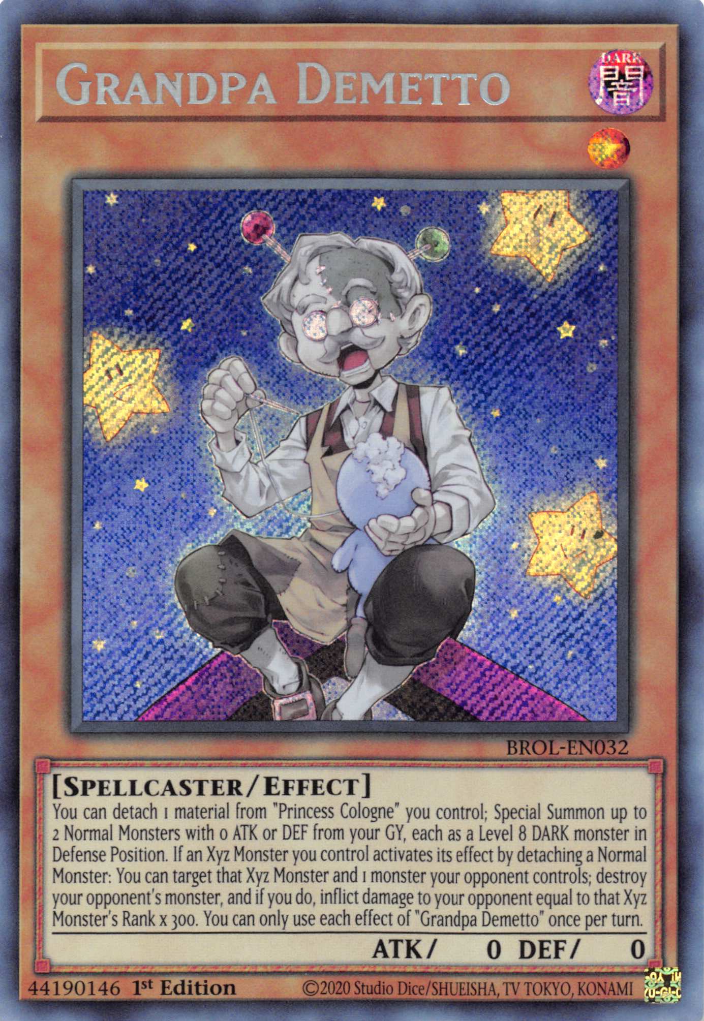 Grandpa Demetto [BROL-EN032] Secret Rare | GnG Games