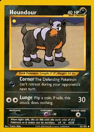 Houndour (43/105) [Neo Destiny Unlimited] | GnG Games