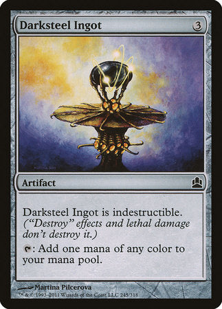 Darksteel Ingot [Commander 2011] | GnG Games