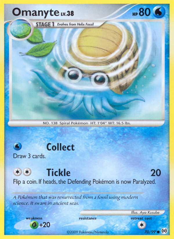 Omanyte (70/99) [Platinum: Arceus] | GnG Games