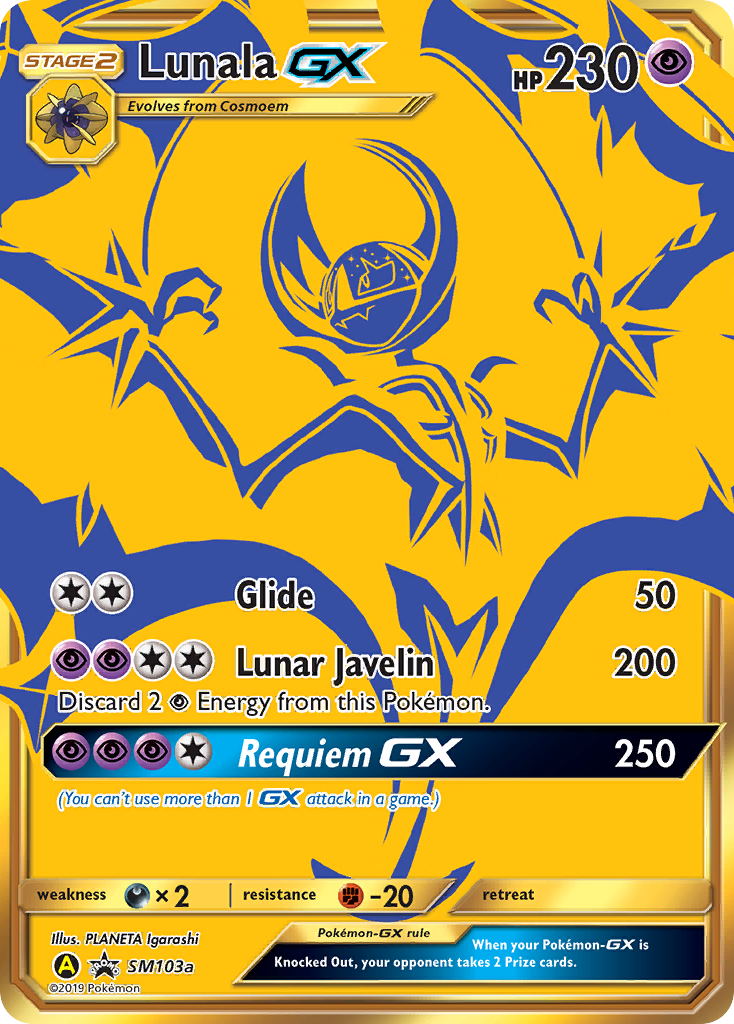 Lunala GX (SM103a) [Sun & Moon: Black Star Promos] | GnG Games