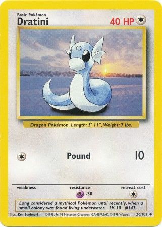 Dratini (26/102) [Base Set Unlimited] | GnG Games