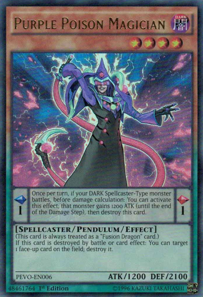 Purple Poison Magician [PEVO-EN006] Ultra Rare | GnG Games