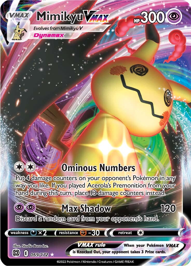 Mimikyu VMAX (069/172) [Sword & Shield: Brilliant Stars] | GnG Games