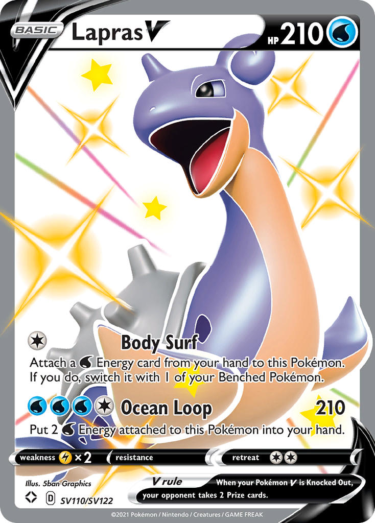 Lapras V (SV110/SV122) [Sword & Shield: Shining Fates] | GnG Games