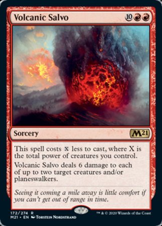 Volcanic Salvo [Core Set 2021] | GnG Games