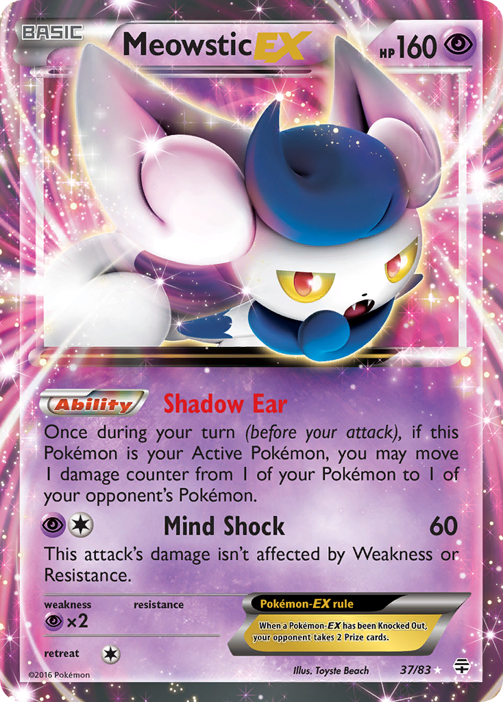 Meowstic EX (37/83) [XY: Generations] | GnG Games