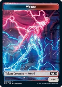 Weird // Zombie Double-sided Token [Core Set 2021 Tokens] | GnG Games