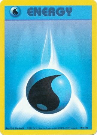 Water Energy (102/102) [Base Set Unlimited] | GnG Games