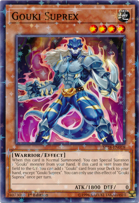 Gouki Suprex (Starfoil) [SP18-EN018] Starfoil Rare | GnG Games