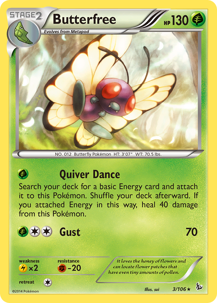 Butterfree (3/106) [XY: Flashfire] | GnG Games