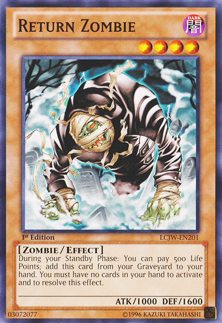 Return Zombie [LCJW-EN201] Common | GnG Games