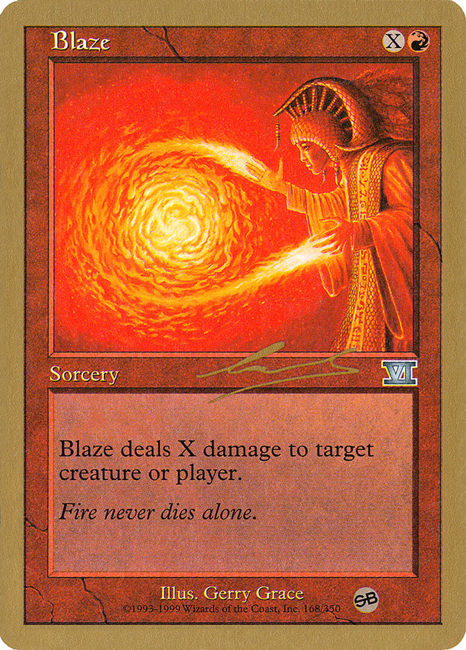 Blaze (Nicolas Labarre) [World Championship Decks 2000] | GnG Games