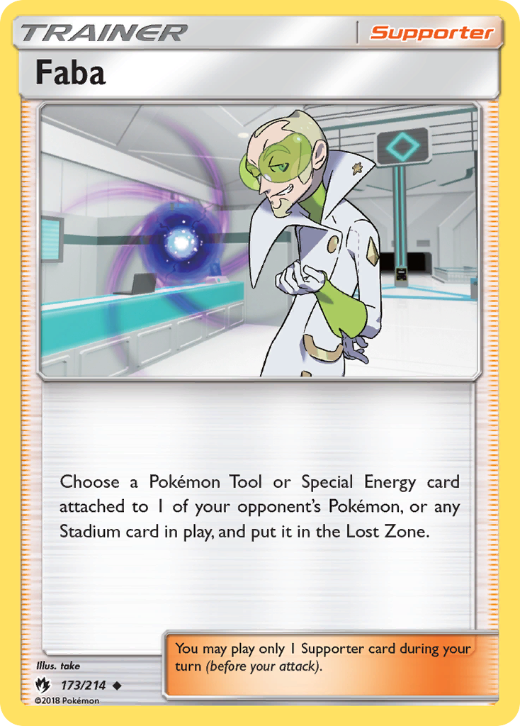 Faba (173/214) [Sun & Moon: Lost Thunder] | GnG Games