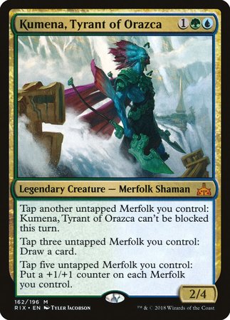 Kumena, Tyrant of Orazca [Rivals of Ixalan] | GnG Games