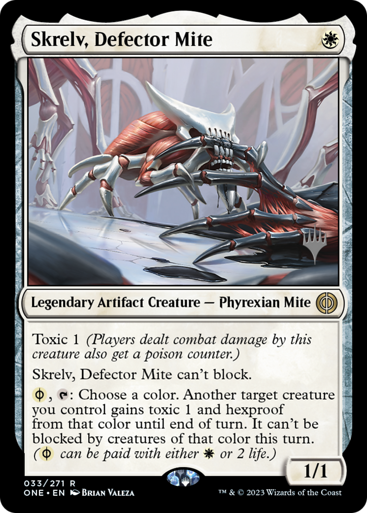 Skrelv, Defector Mite (Promo Pack) [Phyrexia: All Will Be One Promos] | GnG Games