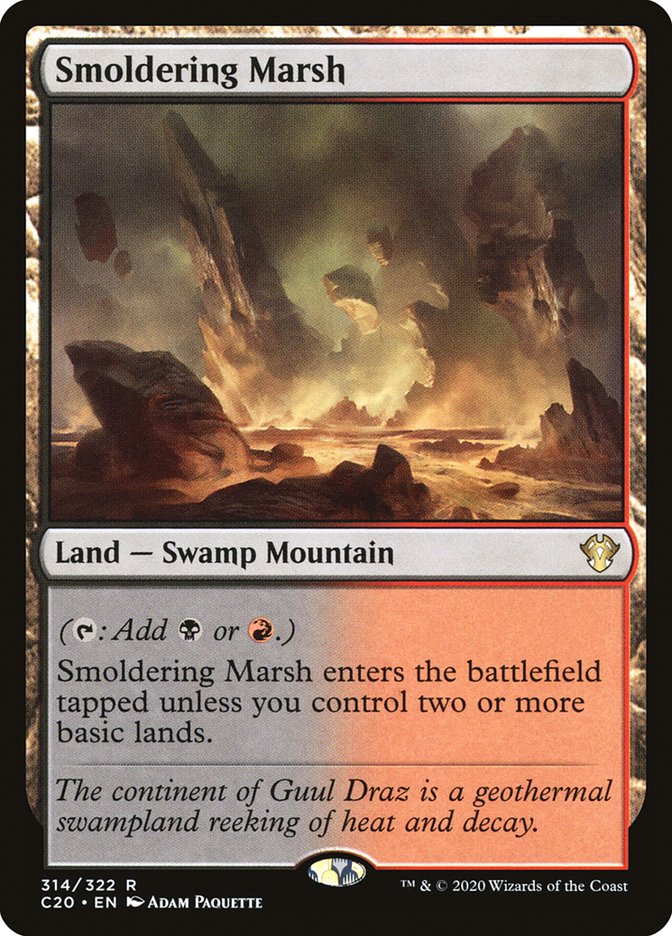 Smoldering Marsh [Commander 2020] | GnG Games