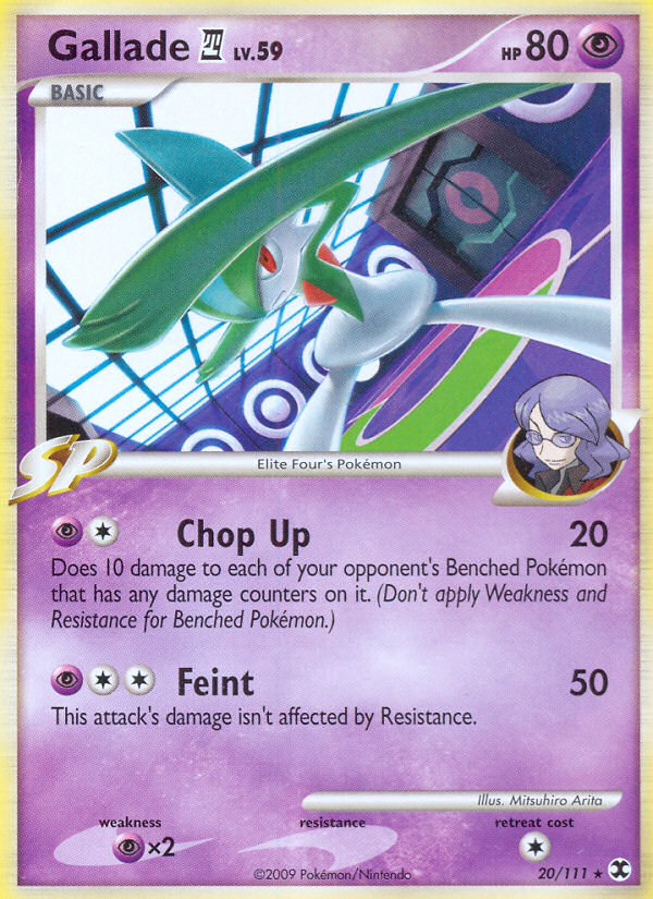 Gallade (20/111) [Platinum: Rising Rivals] | GnG Games