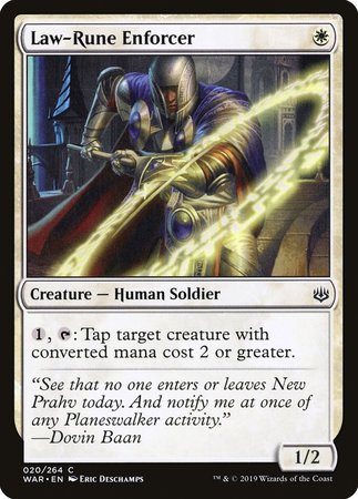 Law-Rune Enforcer [War of the Spark] | GnG Games