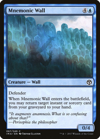 Mnemonic Wall [Iconic Masters] | GnG Games