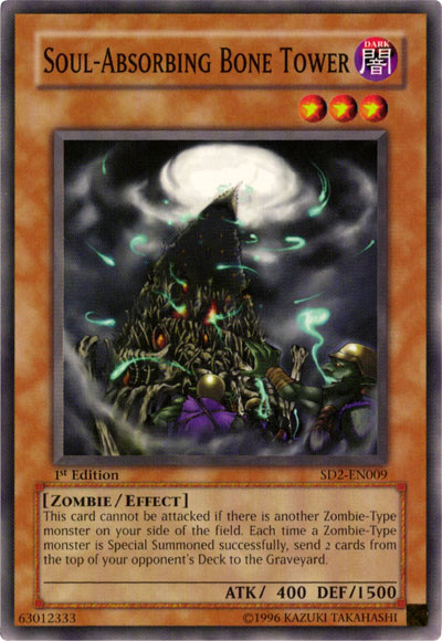 Soul-Absorbing Bone Tower [SD2-EN009] Common | GnG Games