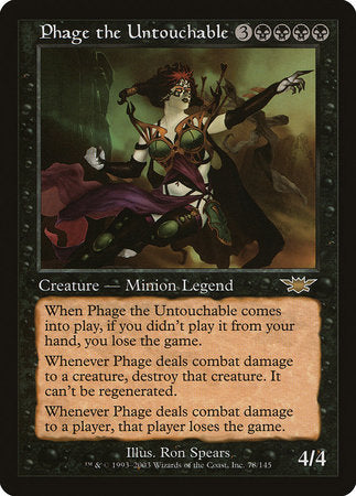 Phage the Untouchable [Legions] | GnG Games