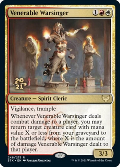 Venerable Warsinger [Strixhaven: School of Mages Prerelease Promos] | GnG Games