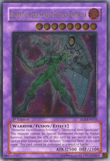 Elemental Hero Shining Phoenix Enforcer (UTR) [EOJ-EN033] Ultimate Rare | GnG Games