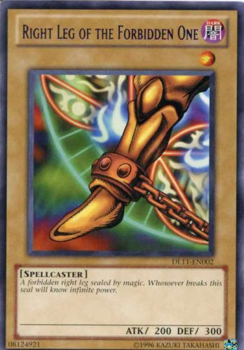 Right Leg of the Forbidden One (Red) [DL11-EN002] Rare | GnG Games