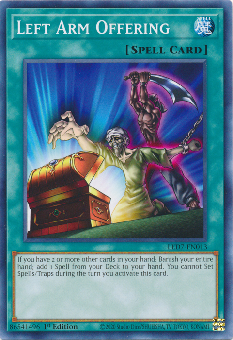 Left Arm Offering [LED7-EN013] Common | GnG Games