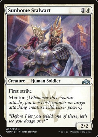Sunhome Stalwart [Guilds of Ravnica] | GnG Games