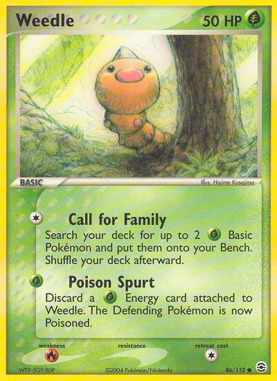 Weedle (86/112) [EX: FireRed & LeafGreen] | GnG Games