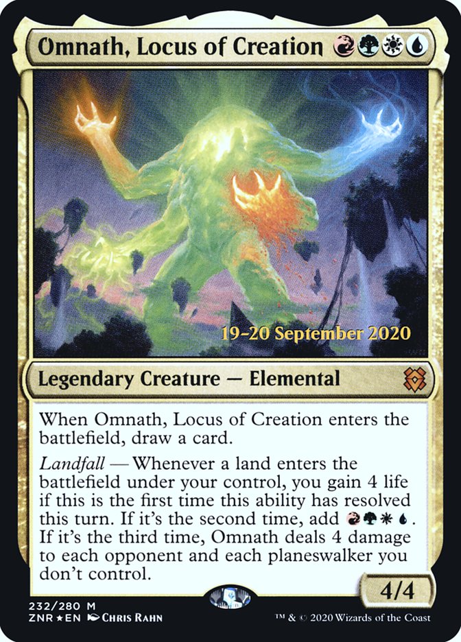 Omnath, Locus of Creation  [Zendikar Rising Prerelease Promos] | GnG Games