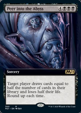 Peer Into the Abyss (Extended Art) [Core Set 2021] | GnG Games