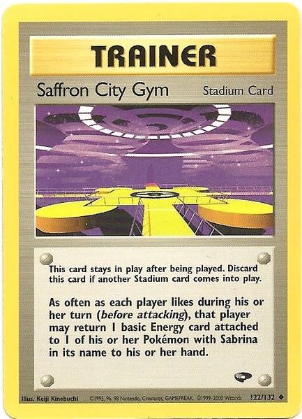 Saffron City Gym (122/132) [Gym Challenge Unlimited] | GnG Games