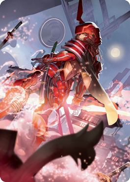 Peerless Samurai Art Card [Kamigawa: Neon Dynasty Art Series] | GnG Games