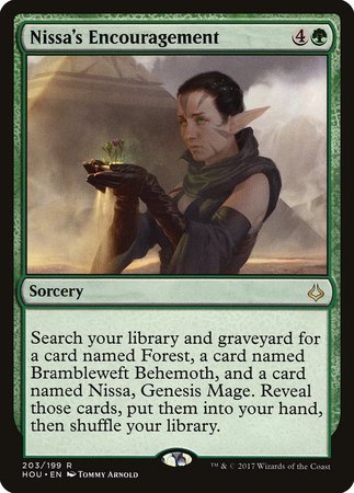 Nissa's Encouragement [Hour of Devastation] | GnG Games